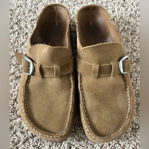 Women’s Size 39 Brown Leather Birkenstock Buckley Clogs